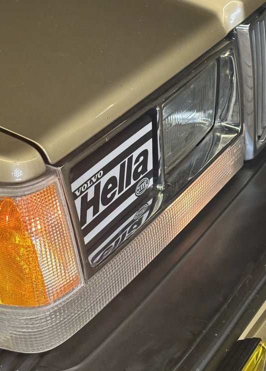 Volvo 740 760 240 260 US Headlight Cover Hella x Volvo Cap