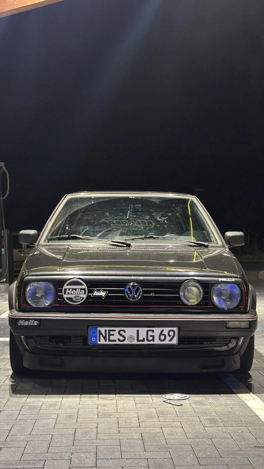 VW Golf 2 HELLA Cover Komplettset Blinker+Headlight Snap-in Cover Abdeckung 4pcs
