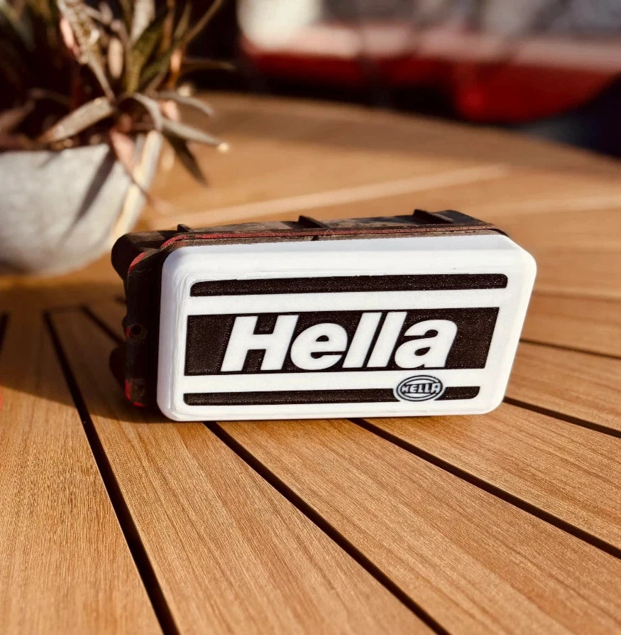 HELLA Fog Light Covers for Porsche 944 / 924 | Rallye Style