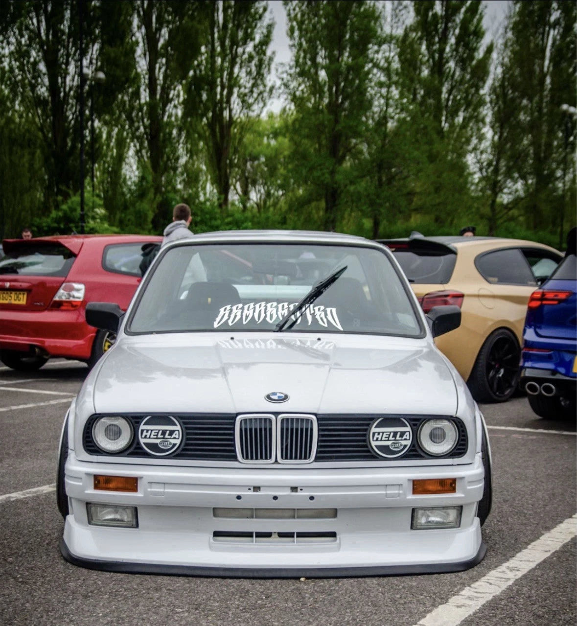 Hella Style High Beam Euro Scheinwerfer Cover Caps BMW E30 E32 E34 E28 E9 E3