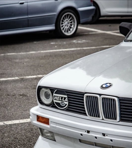 Hella Style High Beam Euro Scheinwerfer Cover Caps BMW E30 E32 E34 E28 E9 E3