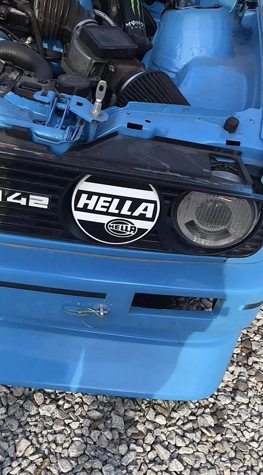 Hella Style High Beam Euro Scheinwerfer Cover Caps BMW E30 E32 E34 E28 E9 E3