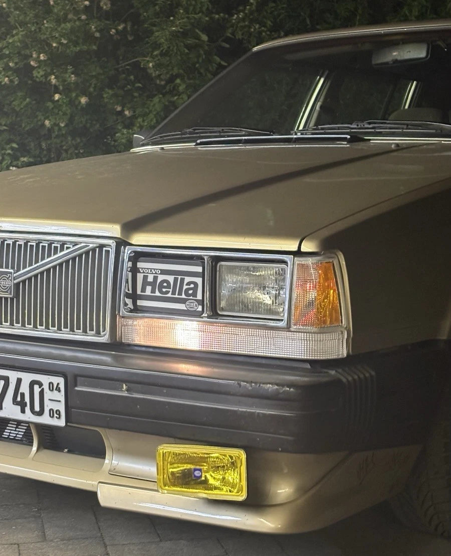 Volvo 740 760 240 260 US Headlight Cover Hella x Volvo Cap