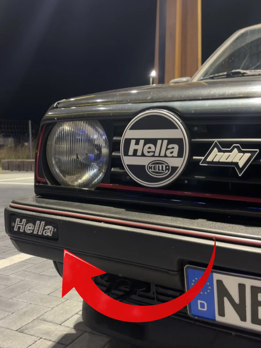 VW Golf 2 | Jetta 2 Blinker Abdeckung Hella Rallye indicator Cover Protector