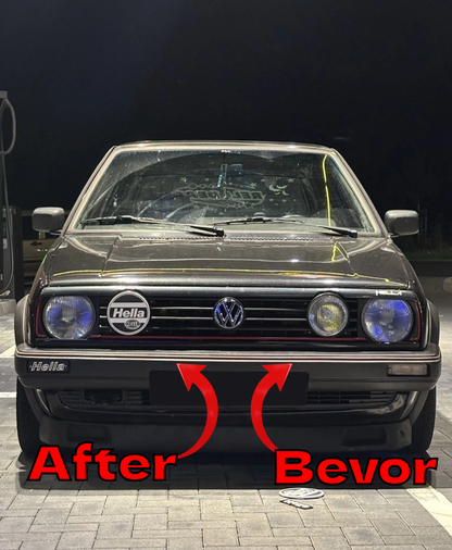 VW Golf 2 HELLA Cover Komplettset Blinker+Headlight Snap-in Cover Abdeckung 4pcs