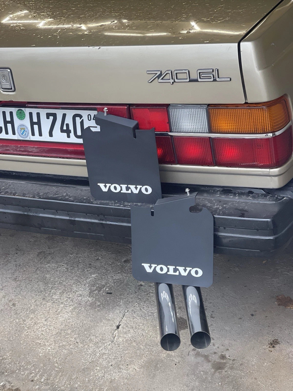 VOLVO 740 760 rear Mudflaps Replica 1188836 Accessory