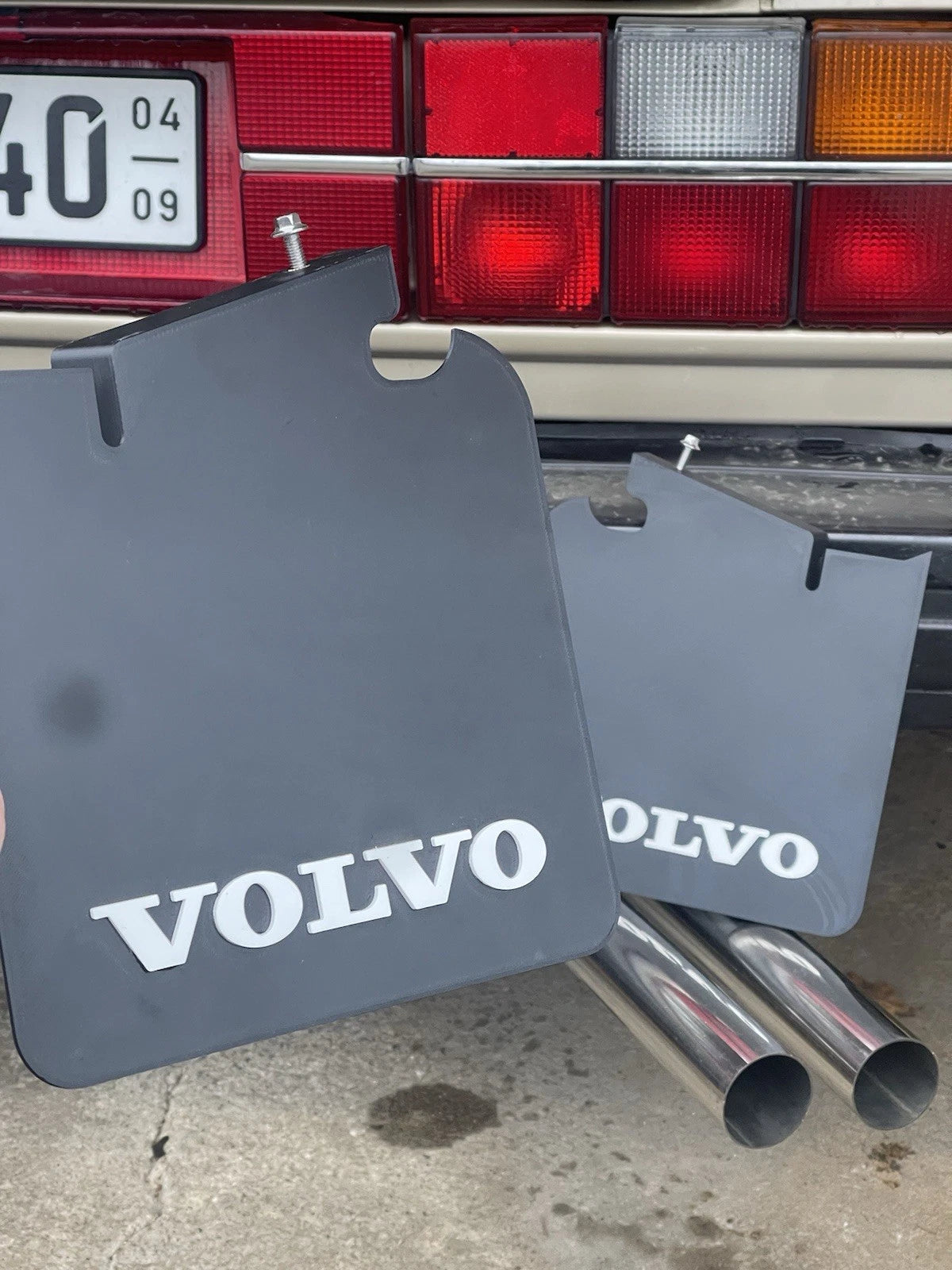 VOLVO 740 760 rear Mudflaps Replica 1188836 Accessory