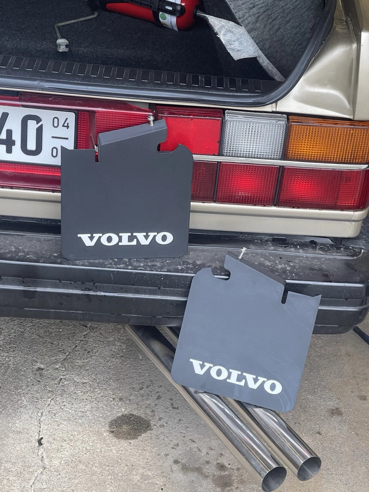 VOLVO 740 760 rear Mudflaps Replica 1188836 Accessory