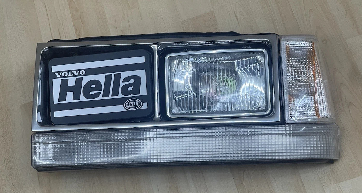 Volvo 740 760 240 260 US Headlight Cover Hella x Volvo Cap
