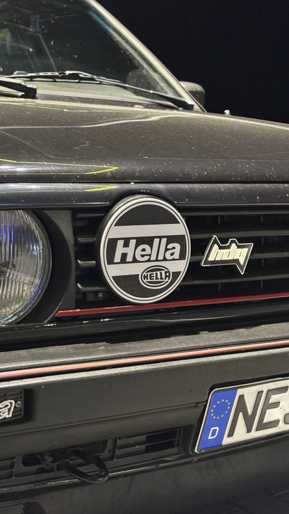VW Golf 2 HELLA Snap-In Scheinwerferabdeckungen Rallye Cover 2 Stück