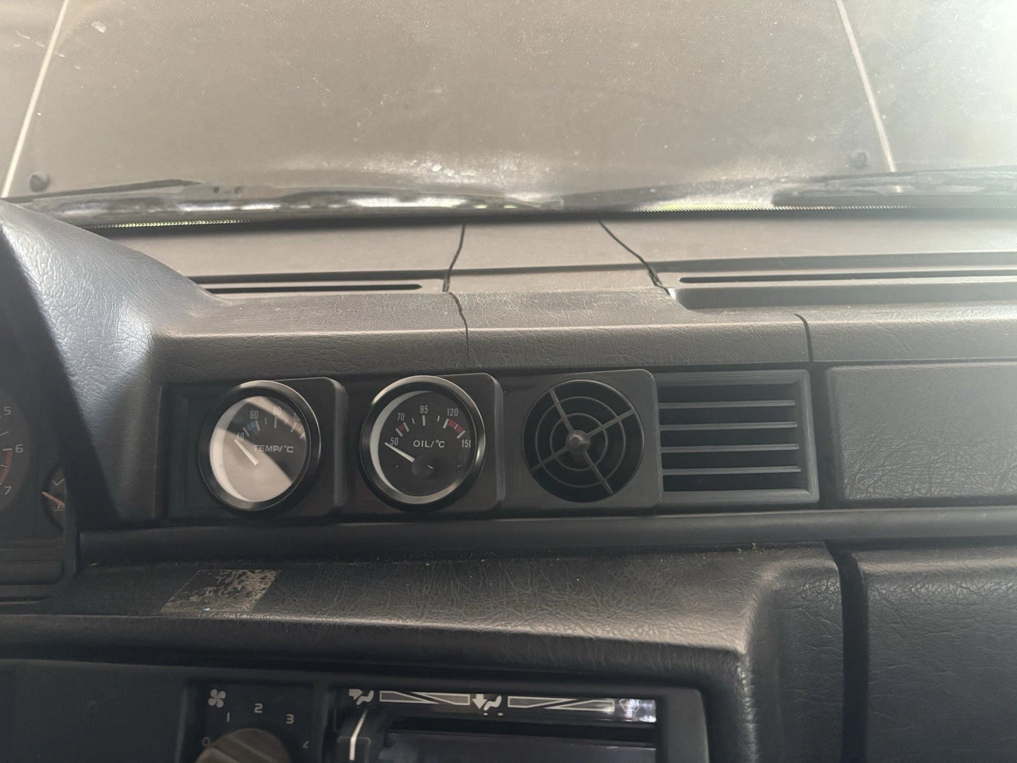 Volvo 740 760 Air Vent Gauge Holder 52mm Gauge Pod