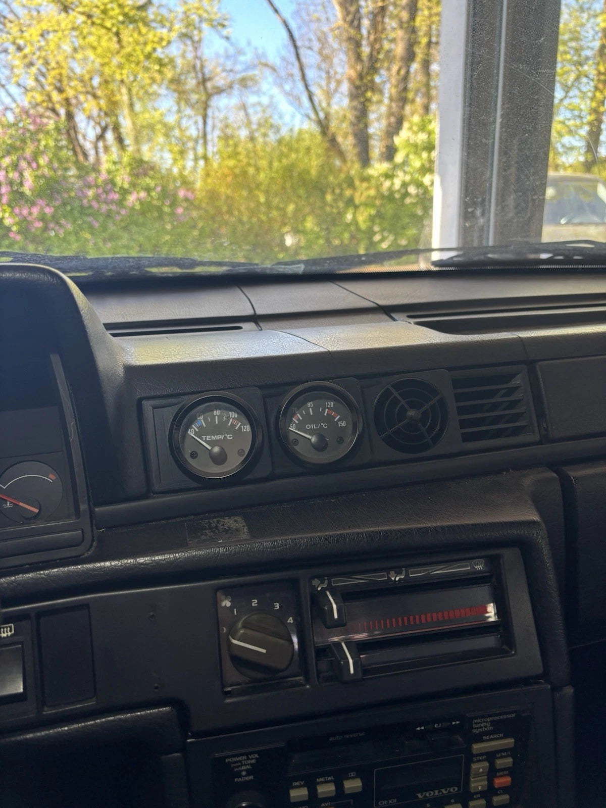 Volvo 740 760 Air Vent Gauge Holder 52mm Gauge Pod