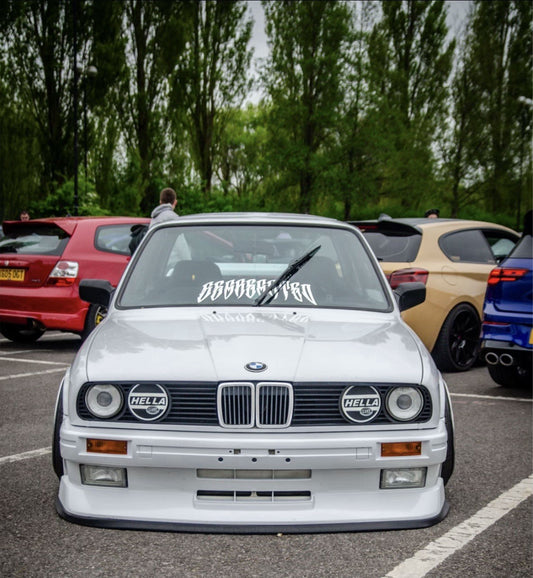 Hella Style High Beam Euro Scheinwerfer Cover Caps BMW E30 E32 E34 E28 E9 E3