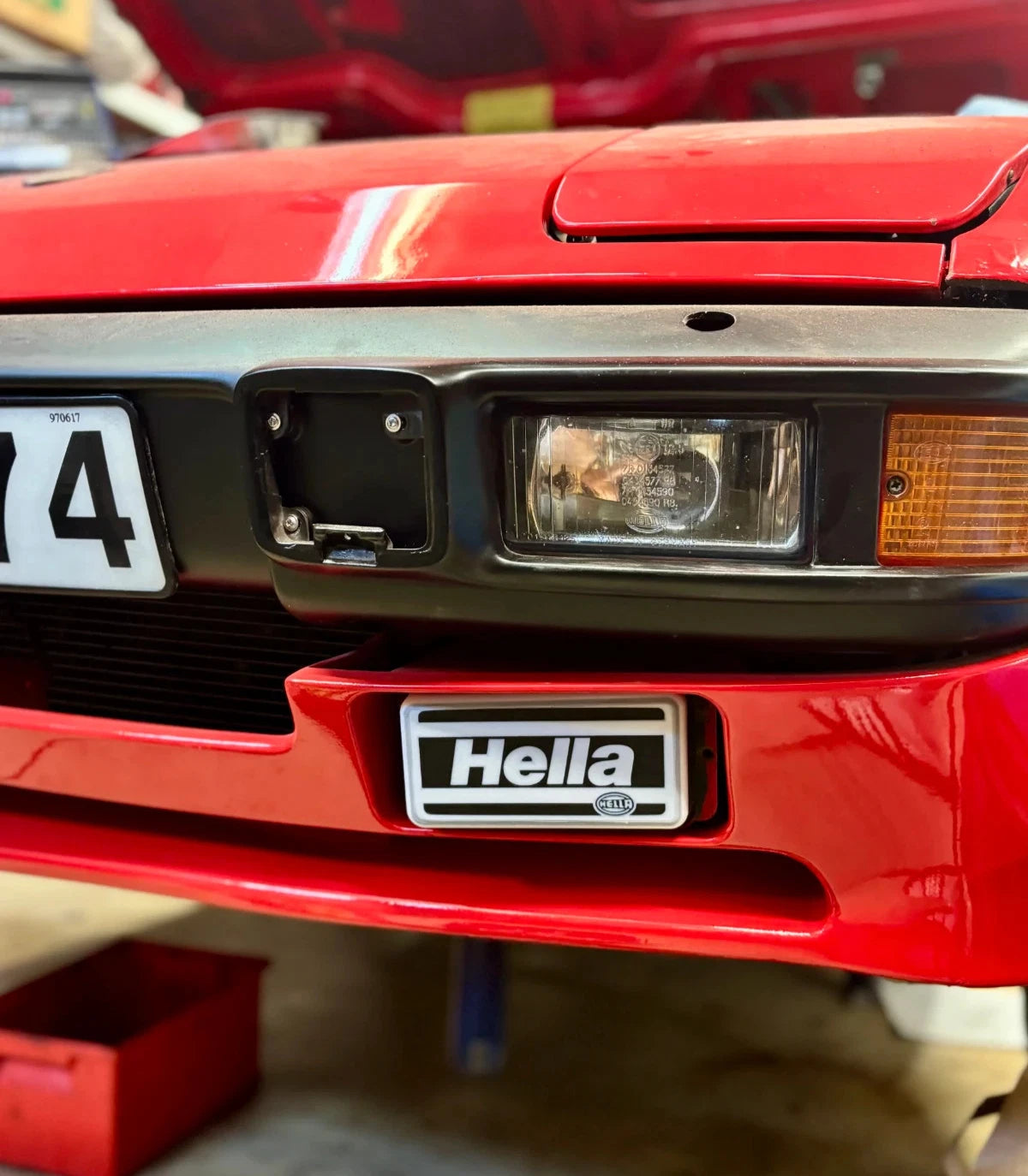 HELLA Fog Light Covers for Porsche 944 / 924 | Rallye Style