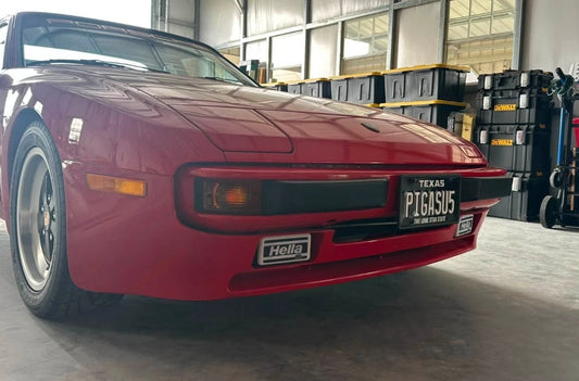 HELLA Fog Light Covers for Porsche 944 / 924 | Rallye Style