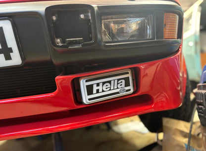 HELLA Fog Light Covers for Porsche 944 / 924 | Rallye Style